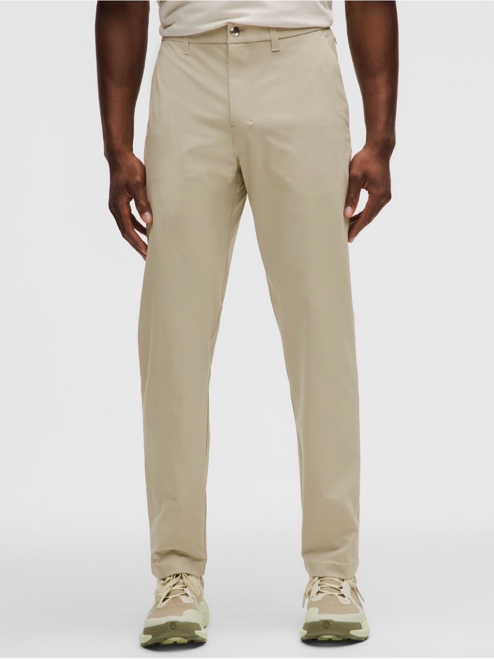 Lululemon ABC Classic Fit Trouser 34L Warpstreme Trench Raw Linen Size 34